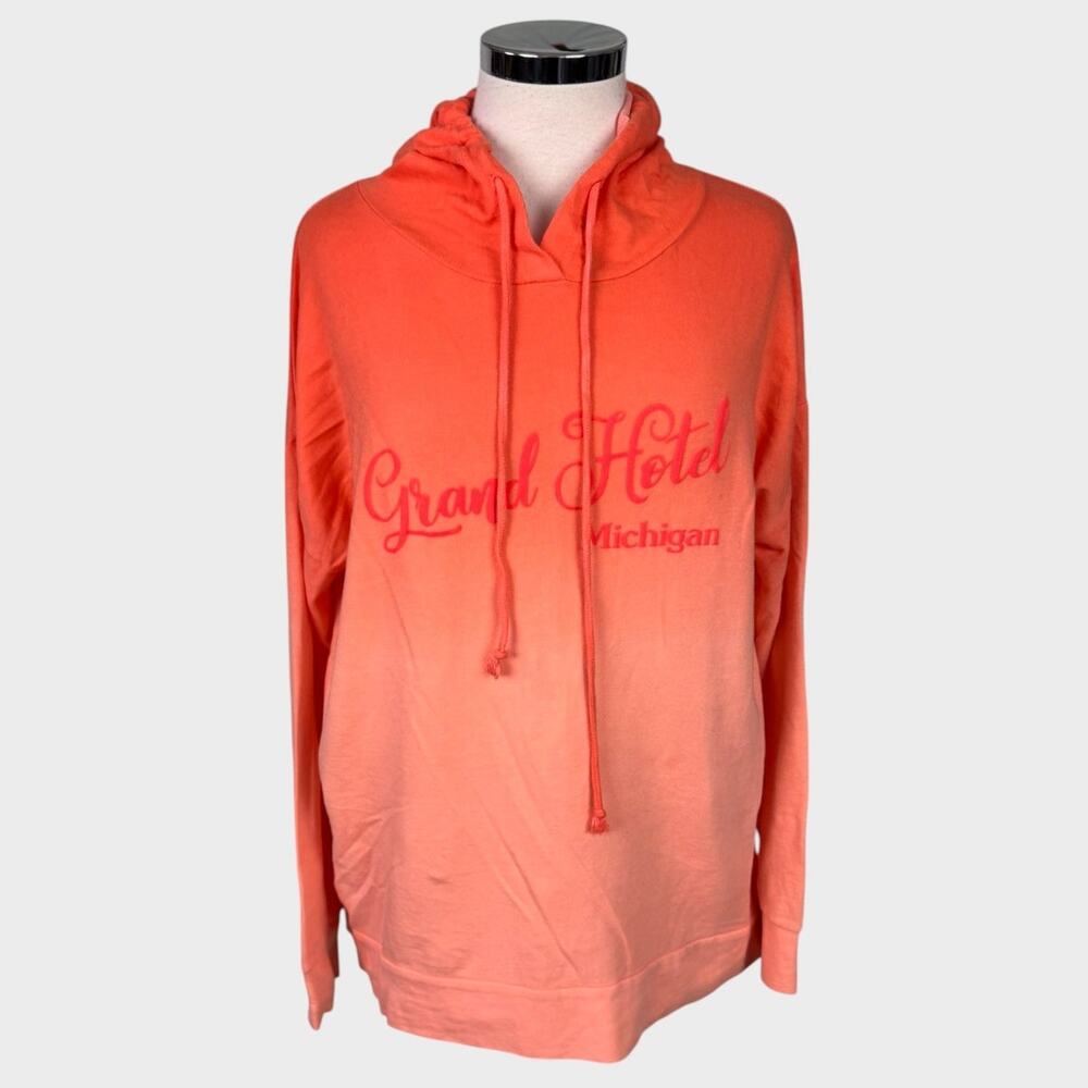 Artisans Womens Medium Grand Hotel Michigan Hooded Sweatshirt